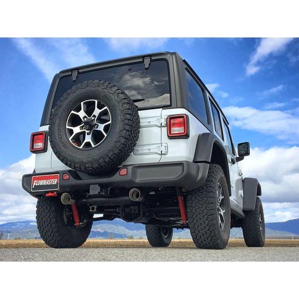 FLOWMASTER 2018-2019 JEEP WRANGLER JL 2.0T/3.6L FII AB DOR 409S - POLISHED