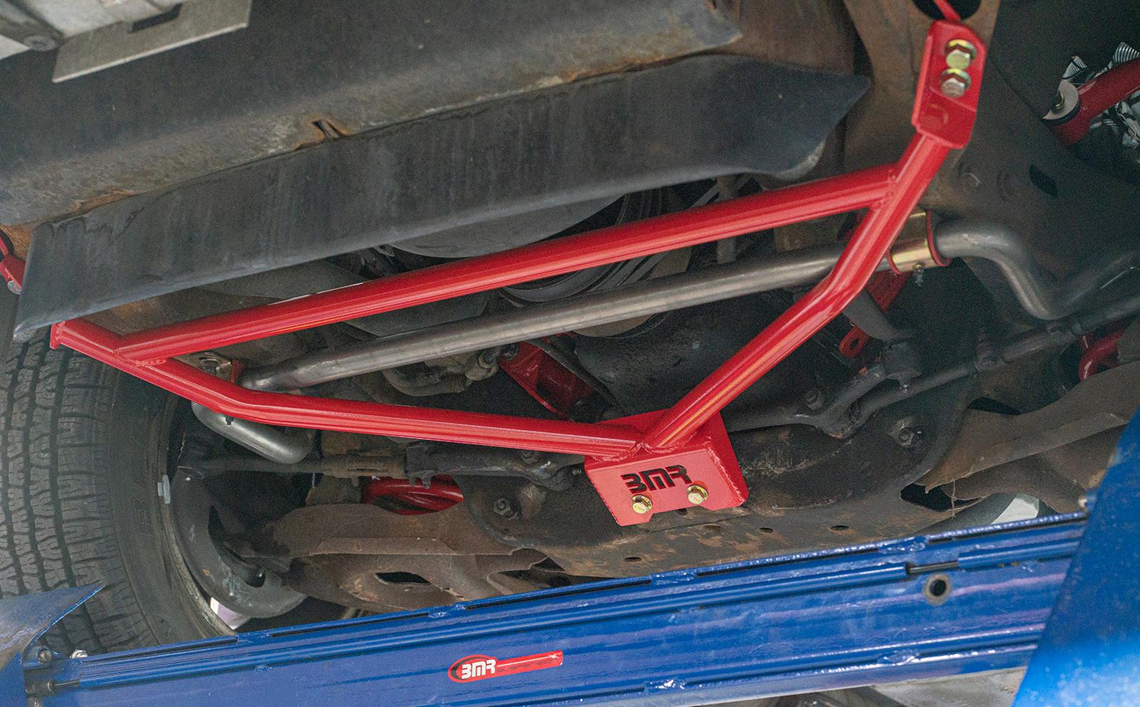 BMR SUSPENSION FRONT CHASSIS REINFORCEMENT BRACE: GM G-BODY APPLICATIONS