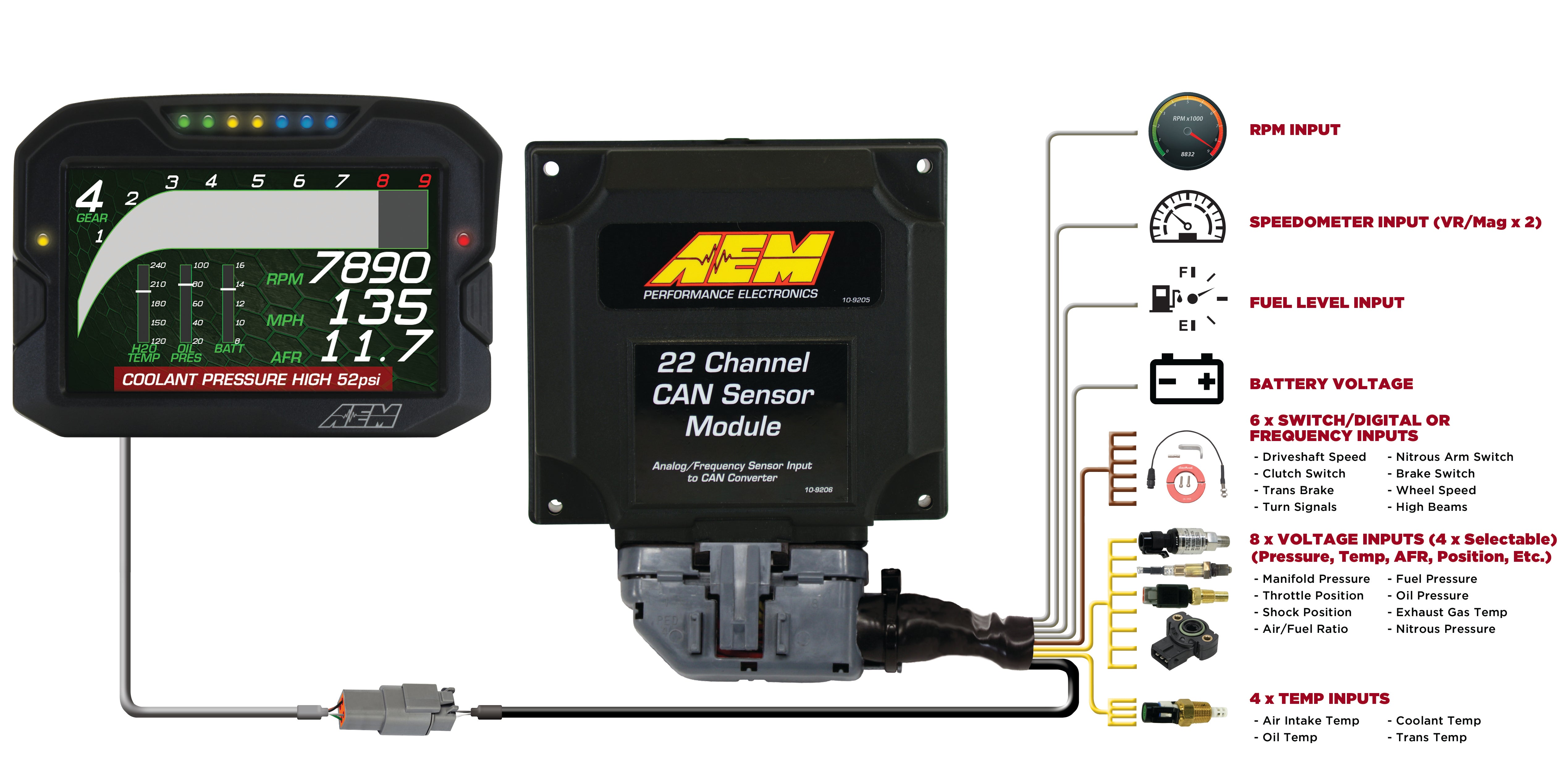 AEM 22 Channel CAN Expander Module - 0