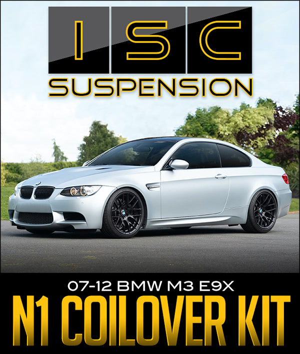 ISC SUSPENSION N1 COILOVER KIT: 2007–2012 BMW M3 E9X