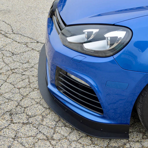 CJM Industries Chassis Mounted Splitter With Air Dam - MK6 Golf R (2010-2012) V2 | 2023163-6RCSAD