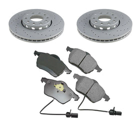 Front Drilled Sport Brake Kit (288x25) - VW/Audi / B5 / B6 / A4 / 1.8T / V6 / Passat / W8