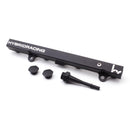 HYBRID RACING 06+ CIVIC SI BLACK FUEL RAIL WITH FG PUSH-ON FITTING*-1