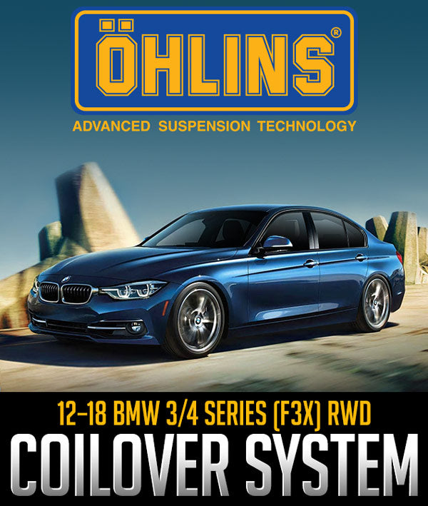 ÖHLINS RACING ROAD & TRACK COILOVER SYSTEM: 2012–2018 BMW 3/4 SERIES (F3X) RWD
