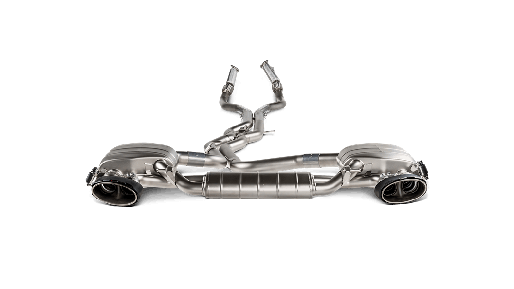 Akrapovic 2020 Audi RS6 Avant (C8) Evolution Line Cat Back (Titanium) w/Link Pipes