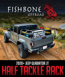 FISHBONE OFFROAD HALF TACKLE RACK: 2020+ JEEP GLADIATOR JT-4