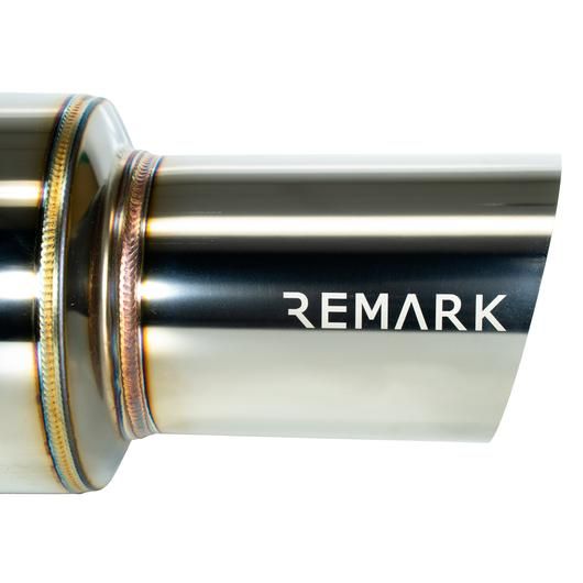 Remark 2015+ Subaru WRX/STI (VA) R1-Spec Single-Exit Cat-Back Exhaust w/ Stainless Steel Muffler