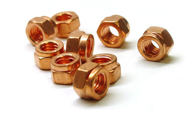 8mm (1.25 pitch) Copper Lock Nut
