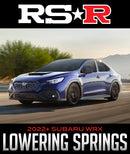 RS-R DOWN SUS LOWERING SPRINGS: 2022+ SUBARU WRX-2