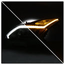 xTune Infiniti G37 Coupe (non-AFS) 08-15 Projector Headlights - Black PRO-JH-IG3708-2D-LB-BK-2