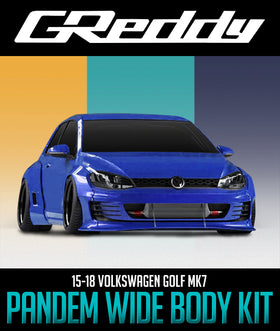 GREDDY PANDEM WIDE BODY AERO KIT: 2015–2018 VOLKSWAGEN GOLF MK7 - 0