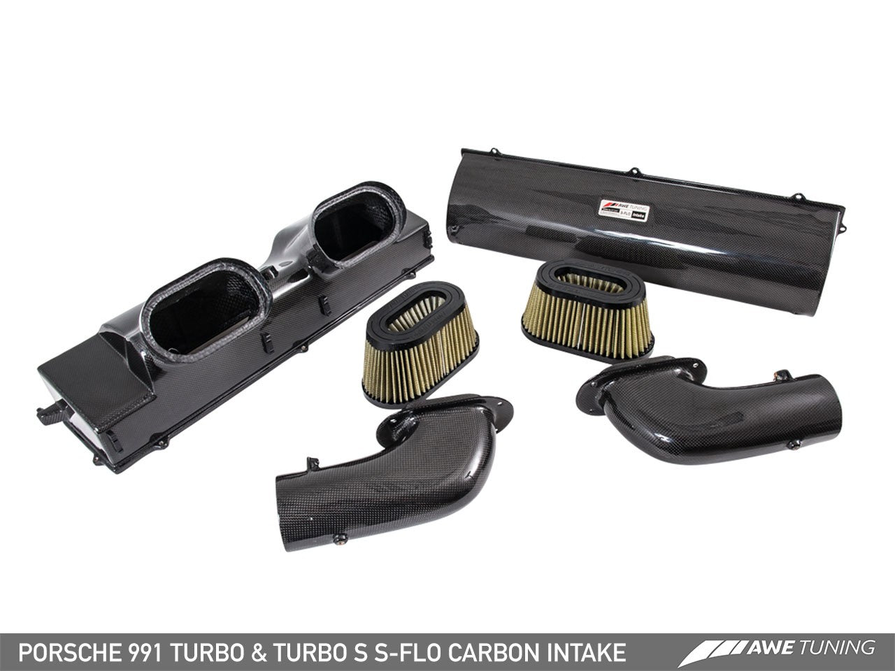 AWE S-FLO Carbon Intake for Porsche 991 Turbo and Turbo S
