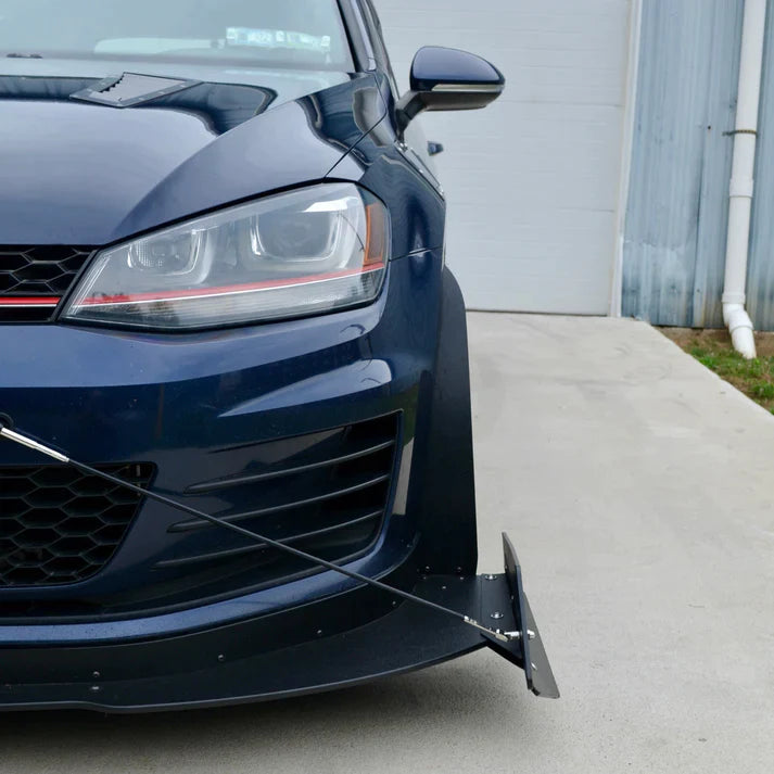 CJM Industries CFD Tested Track Chassis Mounted Splitter - MK7.5 GTI 2018-2021 V3
