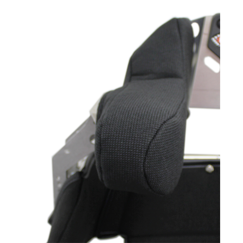KIRKEY COVER - HEAD RESTRAINT PAD 2 - 88/89 SERIES - BLACK TWEED
