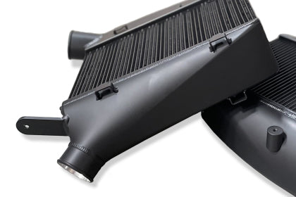 CSF COOLING BLACK BILLET HIGH-PERFORMANCE INTERCOOLER: 2020+ AUDI RS 6/RS 7