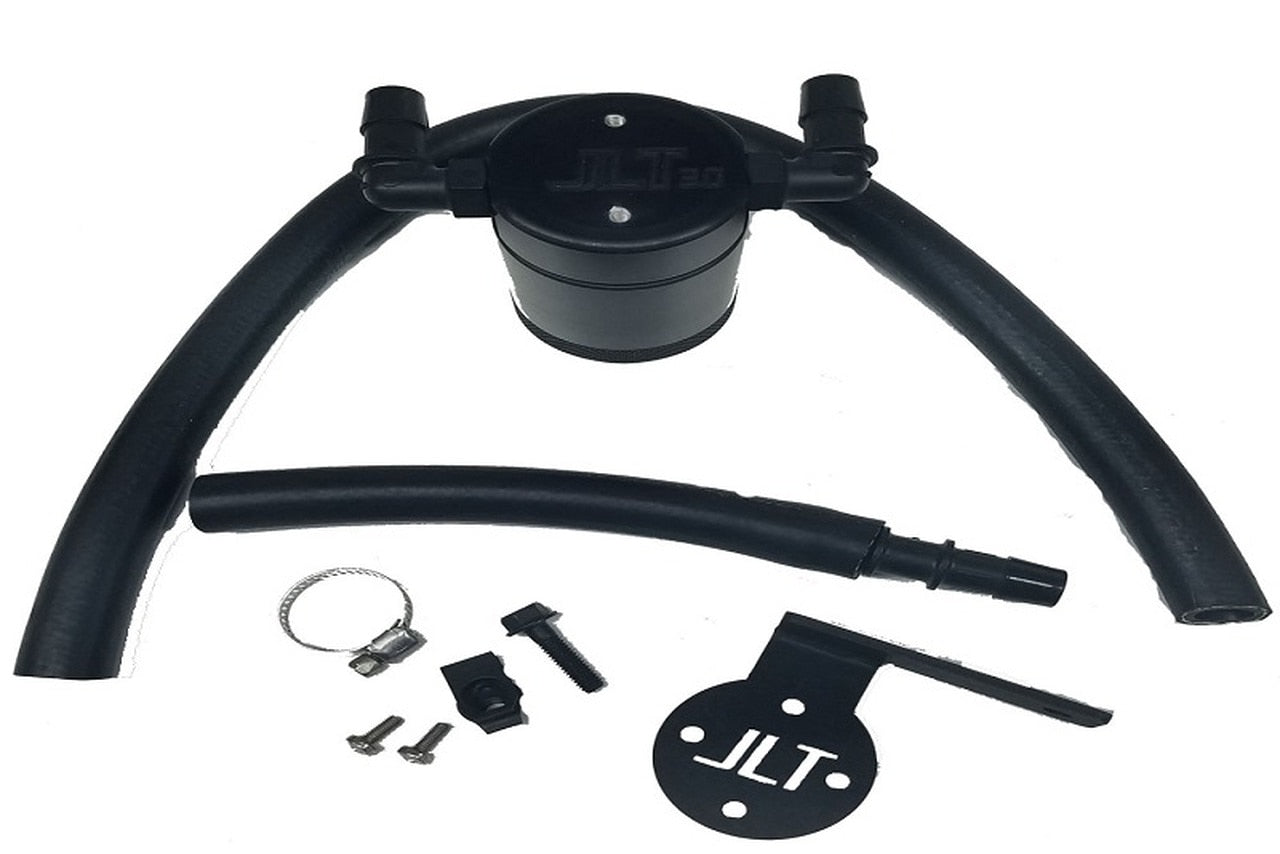JLT 13-14 Ford Focus ST Rear Oil Separator 3.0 - Clear Anodized