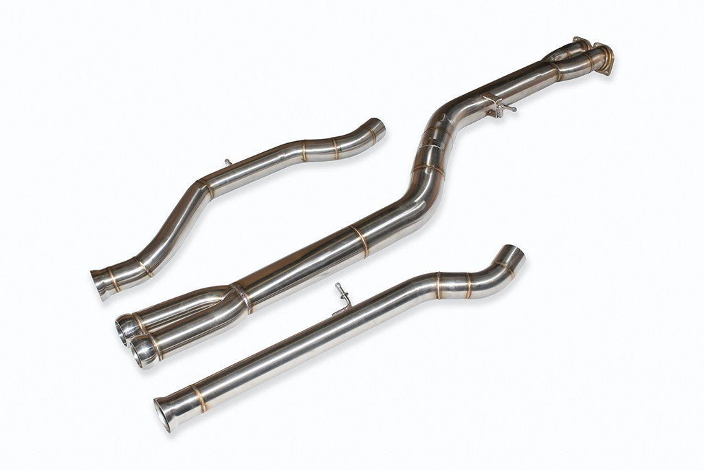 F8X BMW M3 & M4 MID PIPE INCLUDES ACTIVE F-BRACE - 0