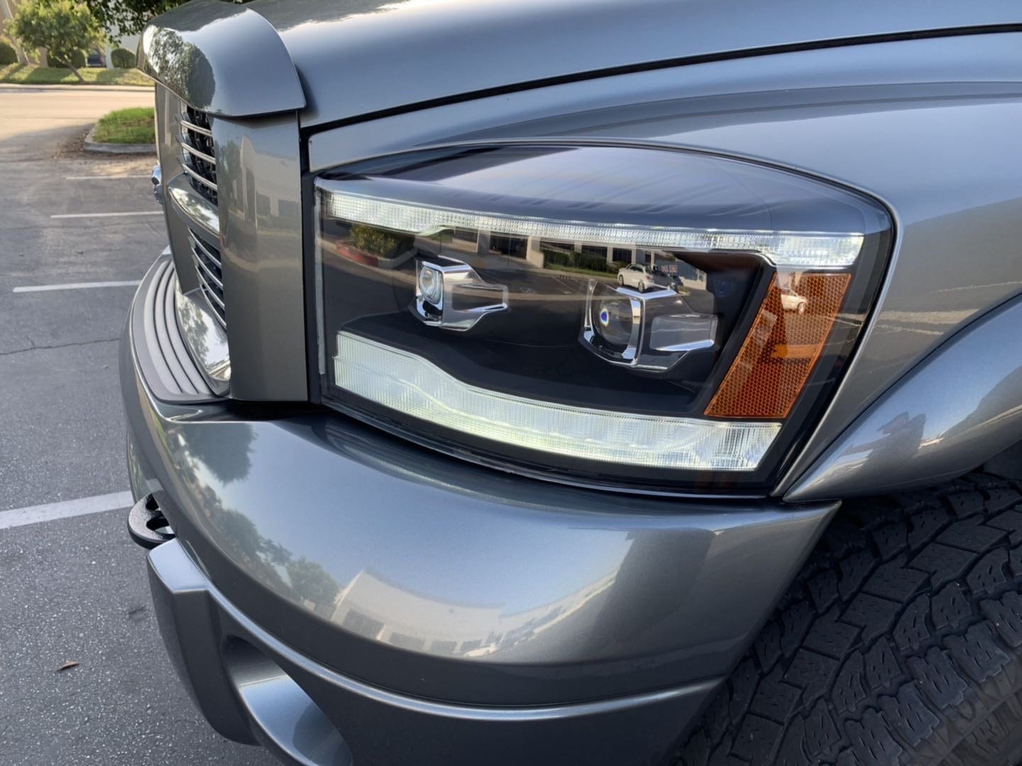 AlphaRex 06-08 Dodge Ram 1500HD LUXX LED Projector Headlights Plank Style Chrome w/Seq Signal/DRL