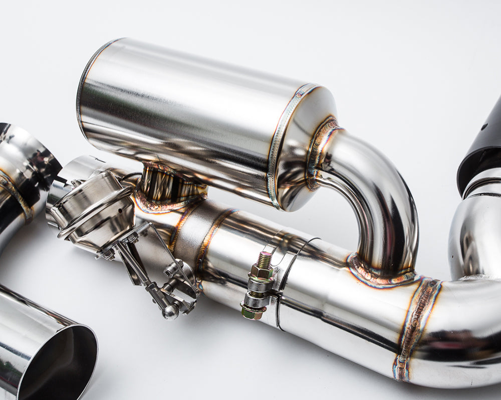 Agency Power Valved Exhaust System w/Polished Tips Porsche 991 GT3 | GT3RS 14-19