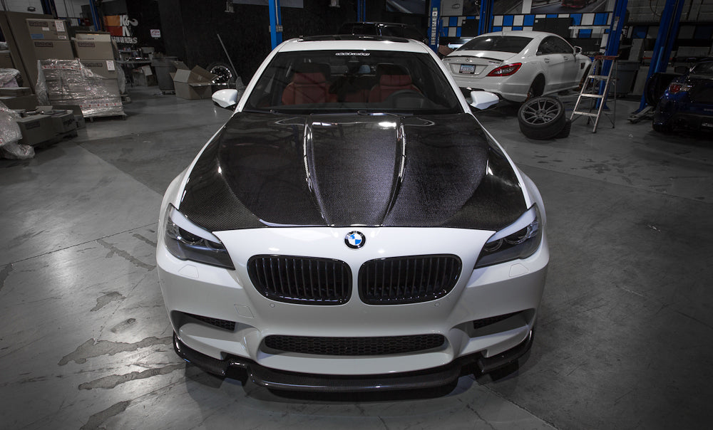 Agency Power Carbon Fiber Hood with Vented Cowl BMW F10 M5 550 535 528 11-17