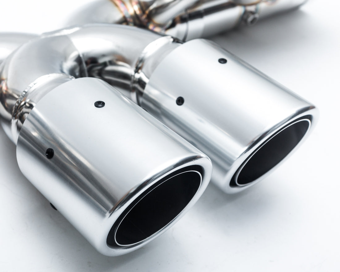 Agency Power Valved Exhaust System w/Polished Tips Porsche 991 GT3 | GT3RS 14-19 - 0