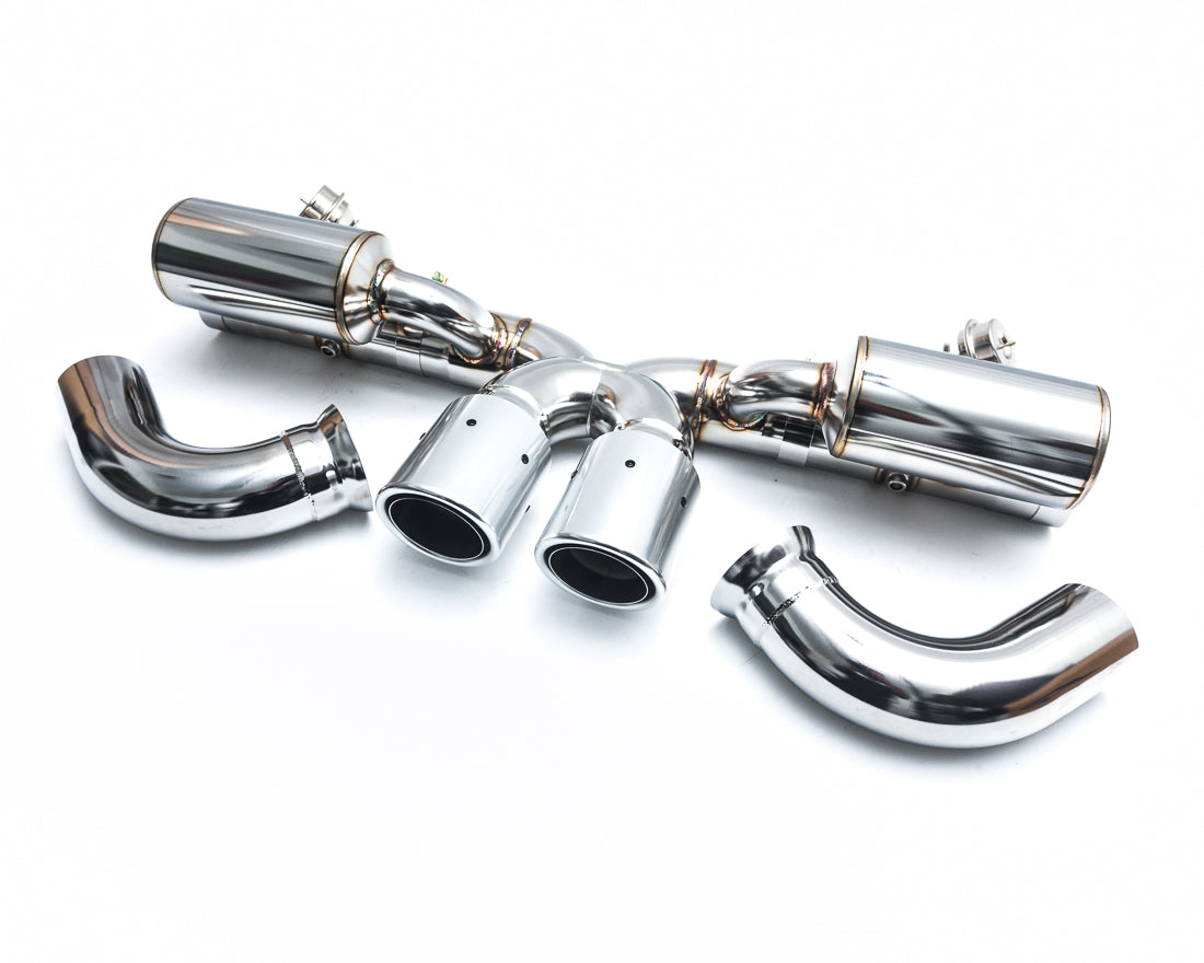 Agency Power Valved Exhaust System w/Polished Tips Porsche 991 GT3 | GT3RS 14-19