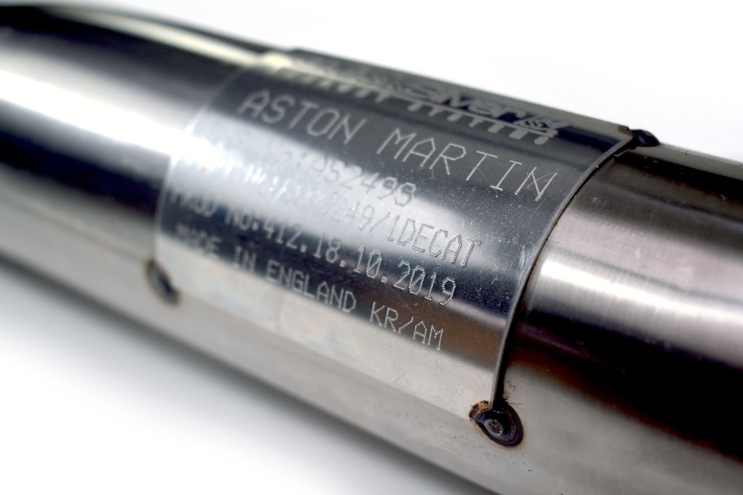 Aston Martin Vantage Secondary Catalyst Delete Pipes (2018 on) - 0