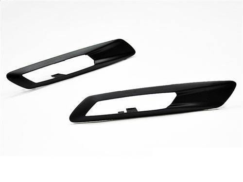 AutoTecknic Replacement Stealth Black Fender Light Trims | BMW F10 Sedan/F11 Wagon 5 Series
