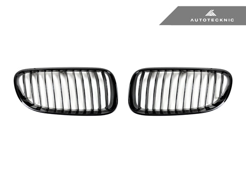 AUTOTECKNIC REPLACEMENT GLAZING BLACK FRONT GRILLES - E92 COUPE/ E93 CABRIO | 3-SERIES LCI