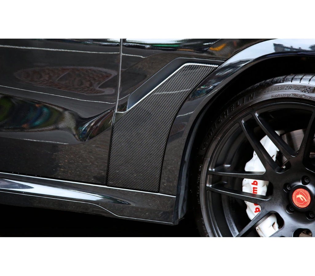 Autotecknic Dry Carbon Fiber Fender Trim Set - BMW G06 X6