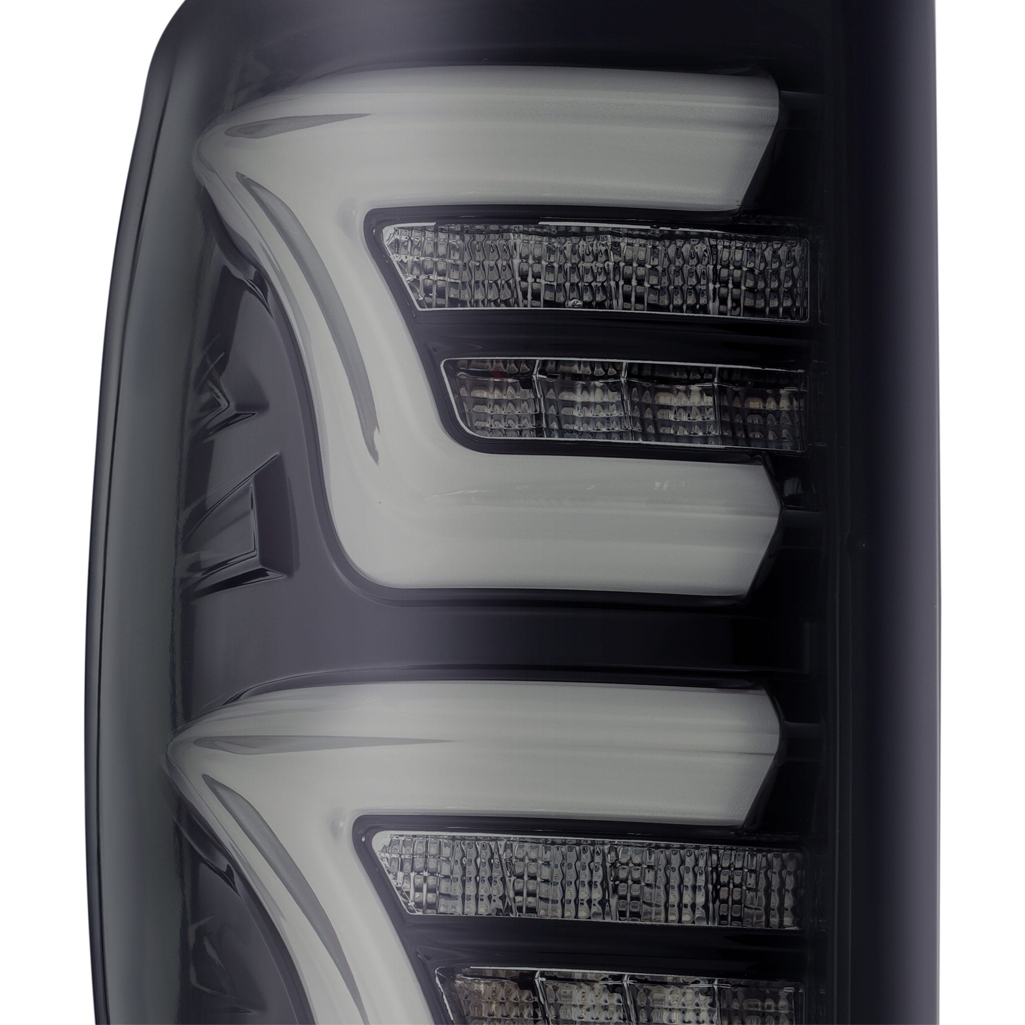 AlphaRex 09-14 Ford F-150 (Excl Flareside Truck Bed Models) PRO-Series LED Tail Lights Jet Black - 0