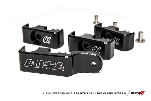Alpha Performance R35 GTR Fuel Line Clamp System