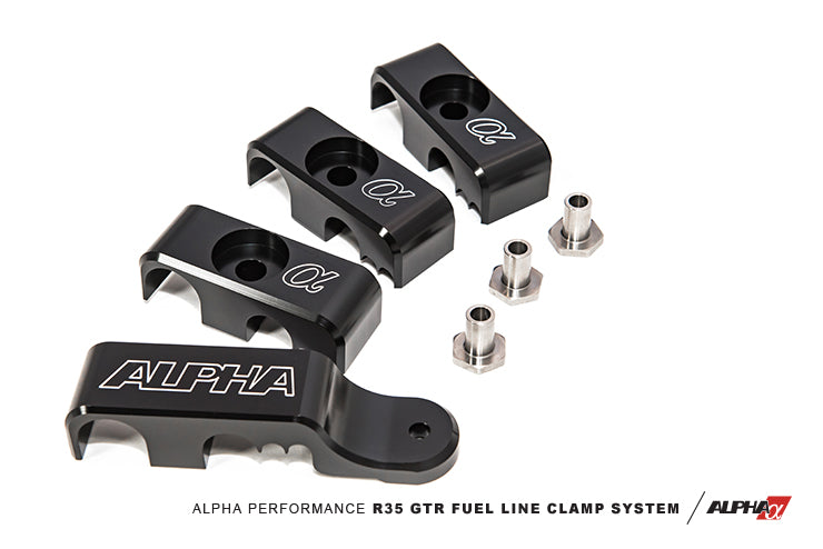 Alpha Performance R35 GTR Fuel Line Clamp System