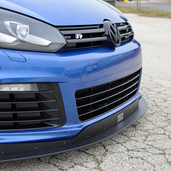 CJM Industries Chassis Mounted Splitter With Air Dam - MK6 Golf R (2010-2012) V2 | 2023163-6RCSAD