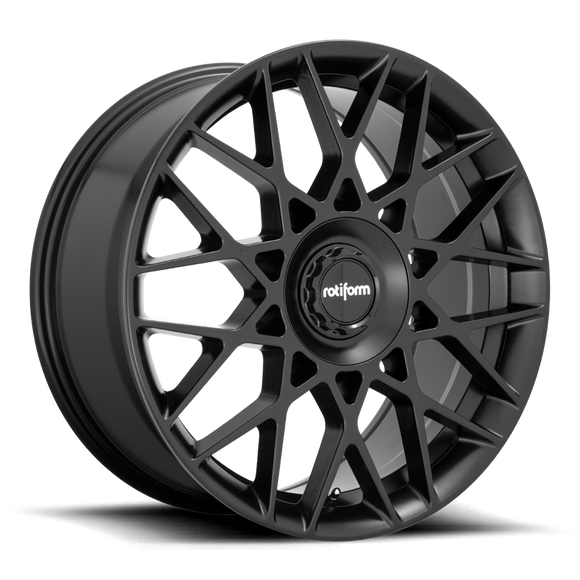 Rotiform R165 BLQ-C Wheel 19x8.5 Blank 35 Offset - Matte Black