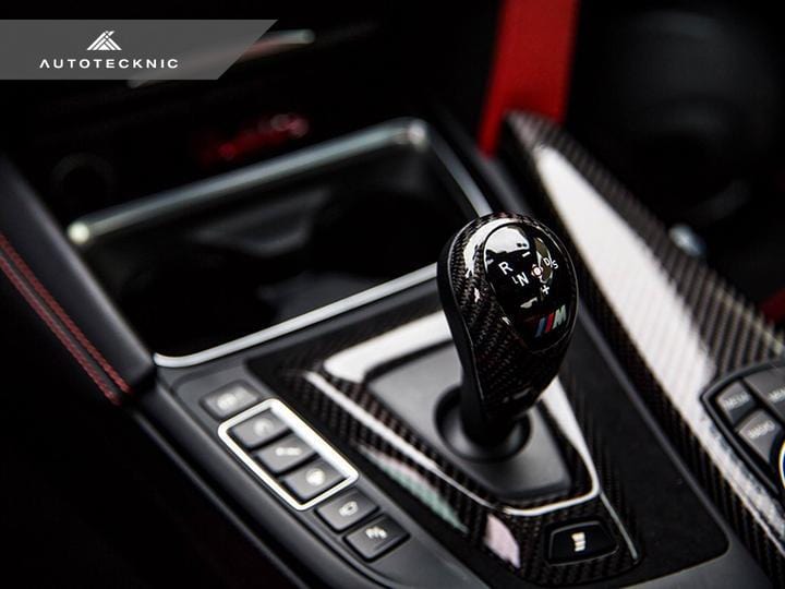 AutoTecknic Carbon Fiber Gear Selector Cover | BMW F87 M2 | BMW M2 Competition