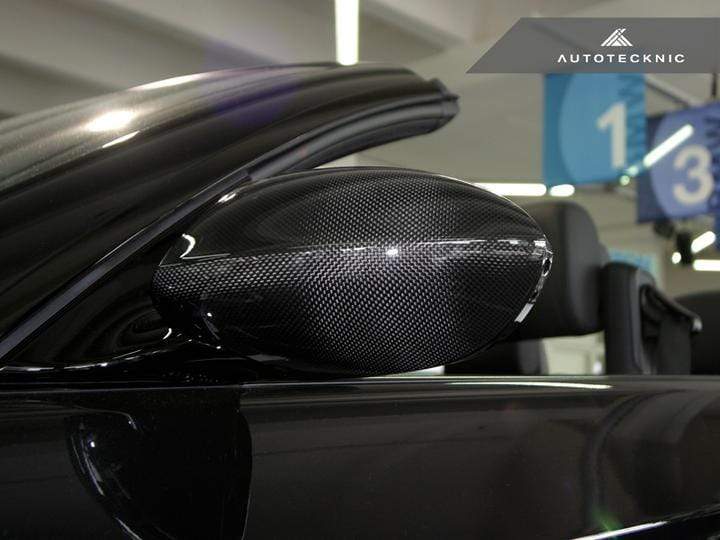 AutoTecknic Replacement Carbon Fiber Mirror Covers | BMW E90/E92/E93 M3 | BMW E82 1M