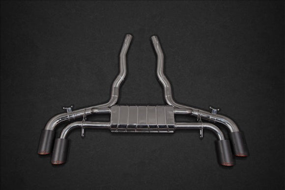 Capristo Exhaust System (OPF Delete Mid Pipes And Carbon Fiber Tips) - BMW / G05 / G06 / X5M / X6M