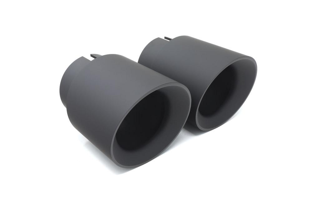 BMS 3.7" Billet Exhaust Tips for F10 BMW 535 (Pair)