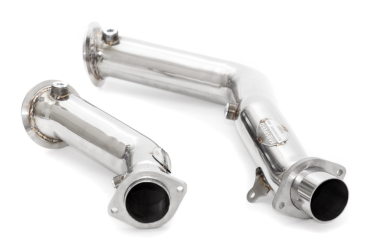 Fabspeed BMW M3/M4 (F80/F82/F83) Primary Cat Bypass Downpipes (2014-2018)