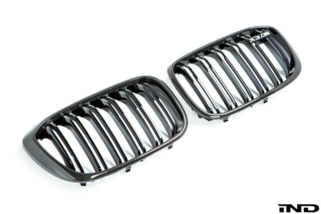 BMW M Performance F97 X3M Pre-LCI Carbon Front Grille Set