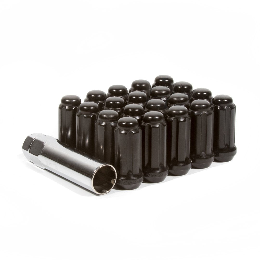 Method Lug Nut Kit - Spline - 14x1.5 - 6 Lug Kit - Black