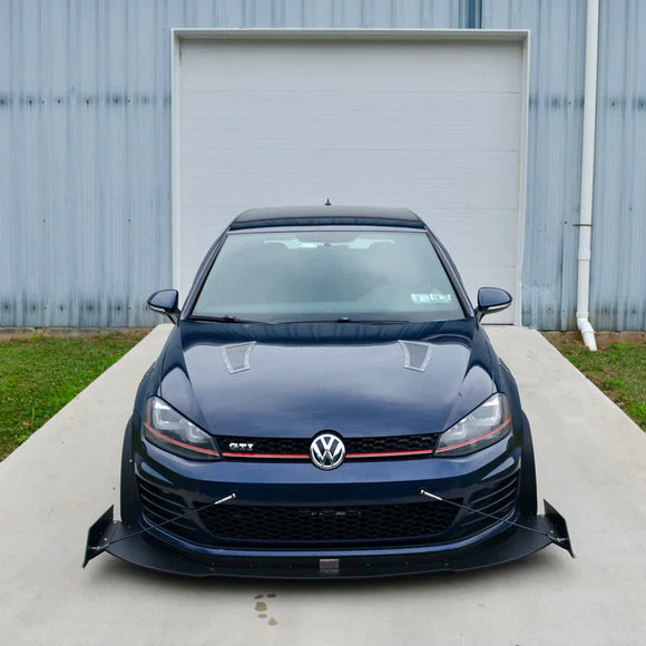 CJM Industries CFD Tested Track Chassis Mounted Splitter - MK7.5 GTI 2018-2021 V3