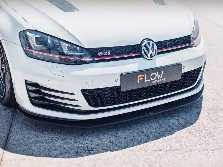 Flow Designs MK7 Golf GTI Front Lip Splitter & Bumper Reinforcement Bracket