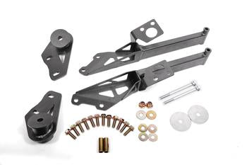 BMR 15-18 Ford Mustang S550 IRS Subframe Support Brace (Black Hammertone)
