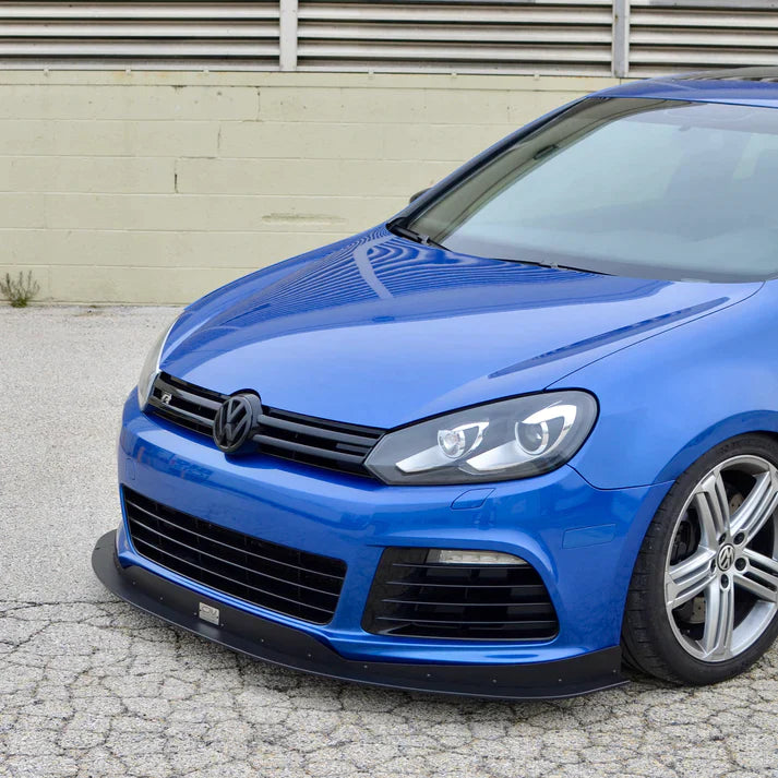 CJM Industries Chassis Mounted Splitter With Air Dam - MK6 Golf R (2010-2012) V2 | 2023163-6RCSAD