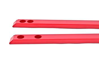 BMR 15-17 S550 Mustang Super Low Profile Chassis Jacking Rails - Red - 0