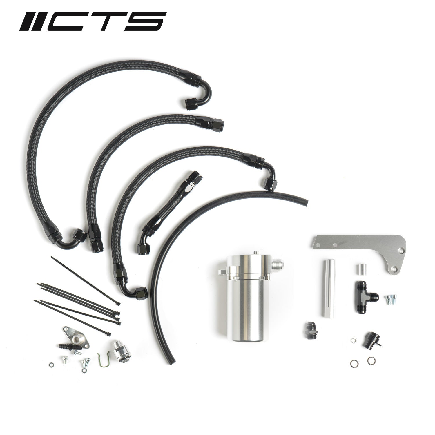 CTS TURBO MK5 FSI CATCH CAN KIT FOR BILLET VALVE COVER