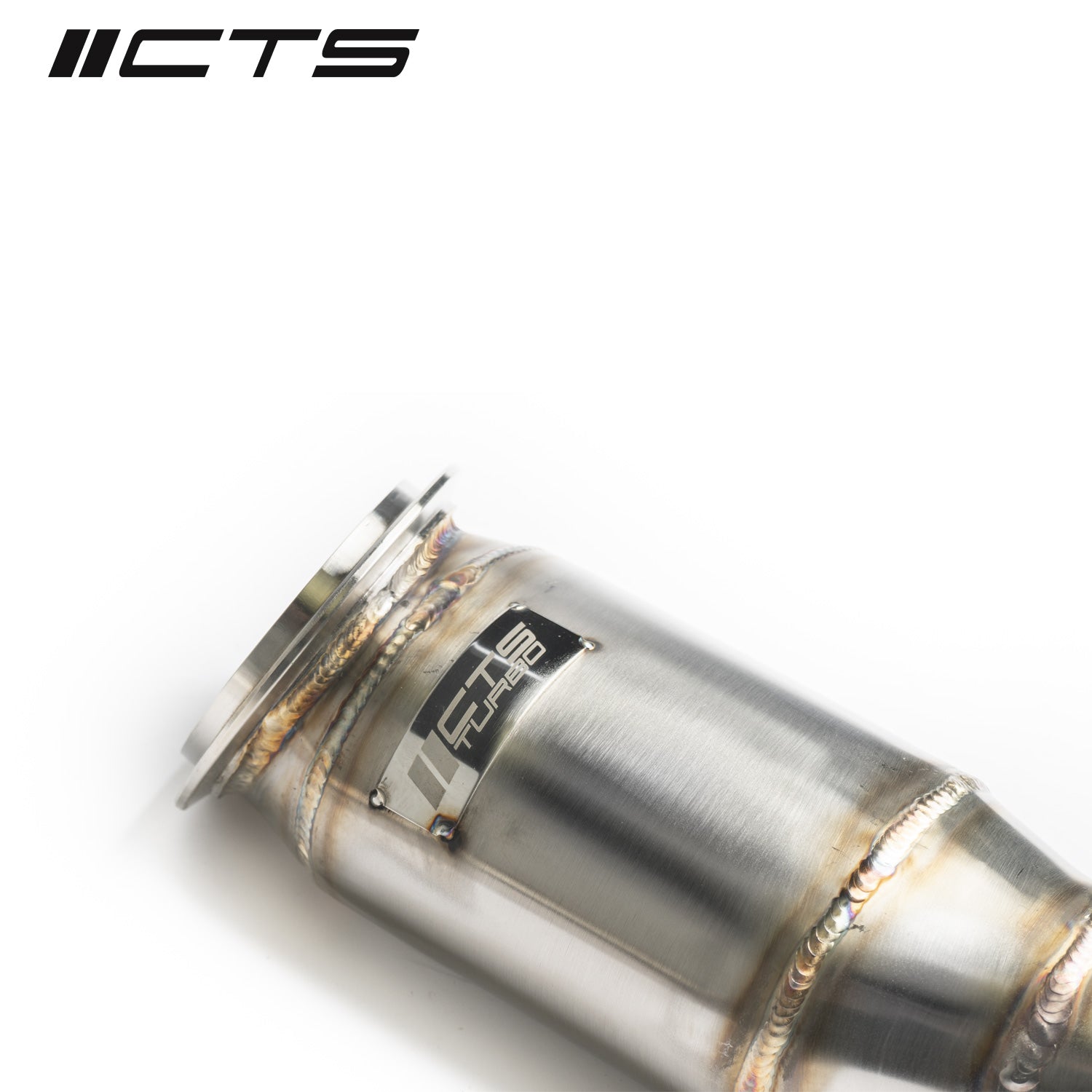CTS TURBO 3″ STAINLESS STEEL HIGH-FLOW CAT DOWNPIPE BMW S55 F80 F82 F87 M3/M4/M2 COMPETITION
