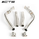 CTS TURBO C8 AUDI RS6/RS7 4.0T MID PIPES/RESONATOR DELETE-1